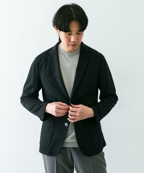 URBAN RESEARCH DOORS / アーバンリサーチ ドアーズ その他アウター | 『イージーケア/速乾』LIFE STYLE TAILOR　メランジニットイージージャケット | 詳細26