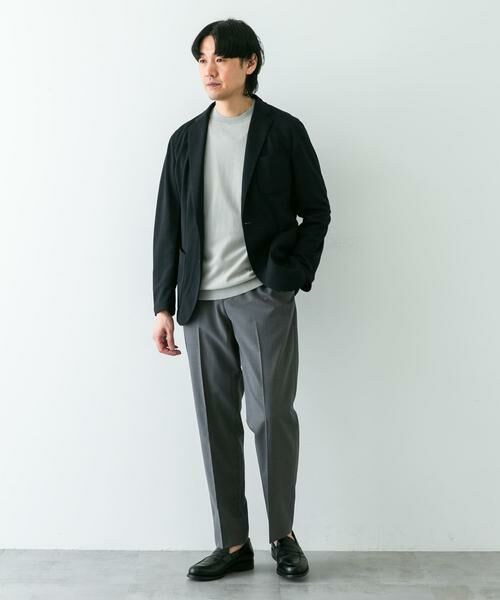 URBAN RESEARCH DOORS / アーバンリサーチ ドアーズ その他アウター | 『イージーケア/速乾』LIFE STYLE TAILOR　メランジニットイージージャケット | 詳細28