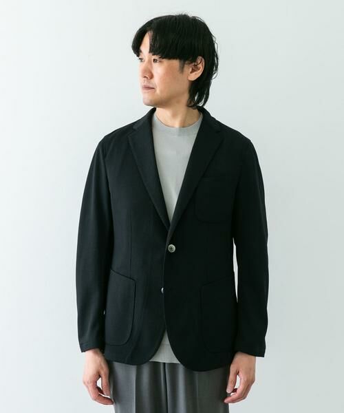 URBAN RESEARCH DOORS / アーバンリサーチ ドアーズ その他アウター | 『イージーケア/速乾』LIFE STYLE TAILOR　メランジニットイージージャケット | 詳細30