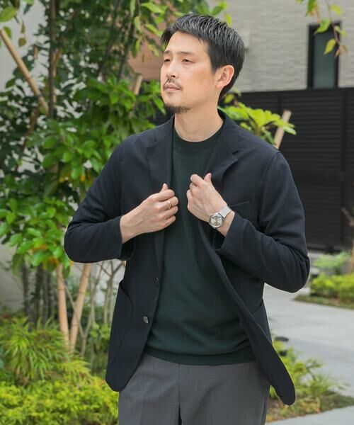 URBAN RESEARCH DOORS / アーバンリサーチ ドアーズ その他アウター | 『イージーケア/速乾』LIFE STYLE TAILOR　メランジニットイージージャケット | 詳細17