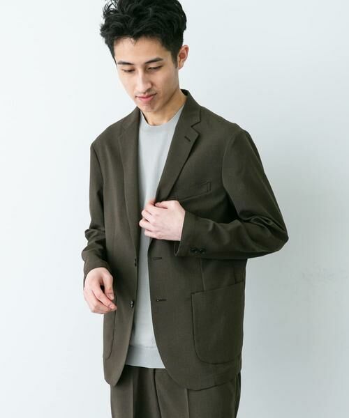 URBAN RESEARCH DOORS / アーバンリサーチ ドアーズ その他アウター | LIFE STYLE TAILOR　リネンライクコンフォータブルジャケット | 詳細1