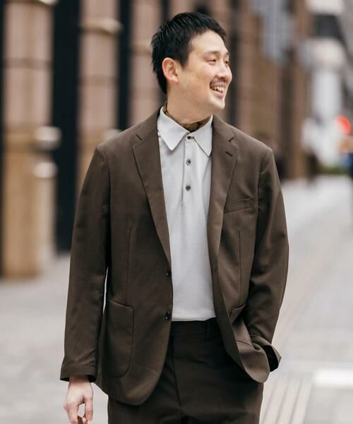 URBAN RESEARCH DOORS / アーバンリサーチ ドアーズ その他アウター | LIFE STYLE TAILOR　リネンライクコンフォータブルジャケット | 詳細15