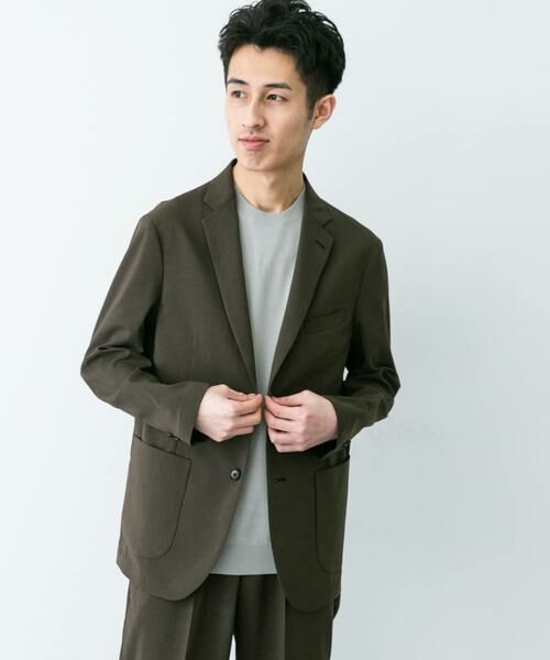URBAN RESEARCH DOORS / アーバンリサーチ ドアーズ その他アウター | LIFE STYLE TAILOR　リネンライクコンフォータブルジャケット | 詳細3