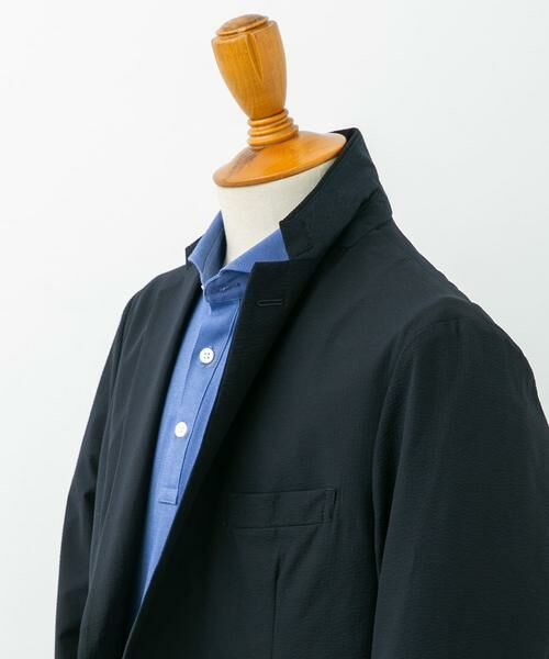 URBAN RESEARCH DOORS / アーバンリサーチ ドアーズ テーラードジャケット | 『イージーケア』LIFE STYLE TAILOR　シアサッカーコンフォータブルジャケット | 詳細17