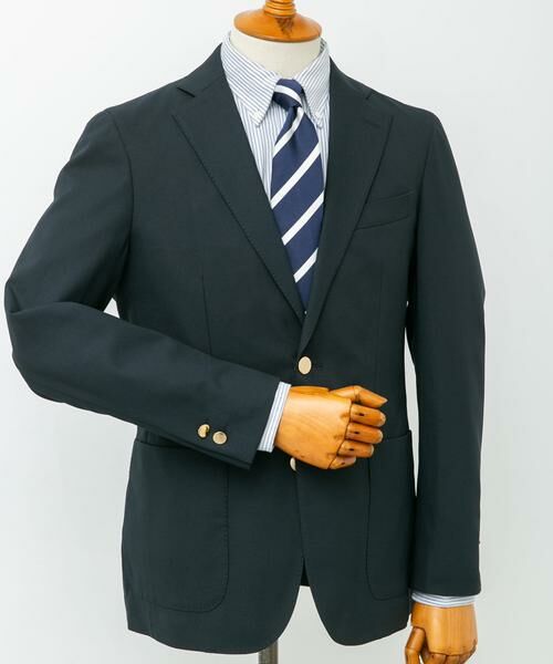 URBAN RESEARCH DOORS / アーバンリサーチ ドアーズ テーラードジャケット | 『イージーケア』LIFE STYLE TAILOR　ストレッチオックスメタルボタンブレザー | 詳細15