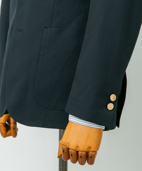 URBAN RESEARCH DOORS / アーバンリサーチ ドアーズ テーラードジャケット | 『イージーケア』LIFE STYLE TAILOR　ストレッチオックスメタルボタンブレザー | 詳細17