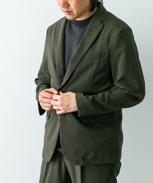URBAN RESEARCH DOORS / アーバンリサーチ ドアーズ テーラードジャケット | 『イージーケア』LIFE STYLE TAILOR　メランジトロストレッチジャケット | 詳細13