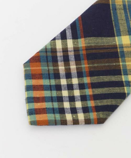 URBAN RESEARCH DOORS / アーバンリサーチ ドアーズ ネクタイ | LIFE STYLE TAILOR　マドラスチェック柄タイ1 | 詳細4