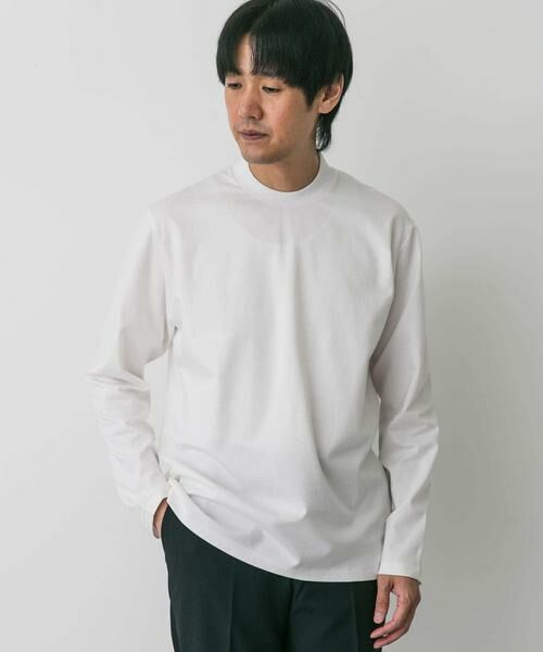 URBAN RESEARCH DOORS / アーバンリサーチ ドアーズ シャツ・ブラウス | LIFE STYLE TAILOR　シルケットポンチストレッチ長袖Tシャツ | 詳細2