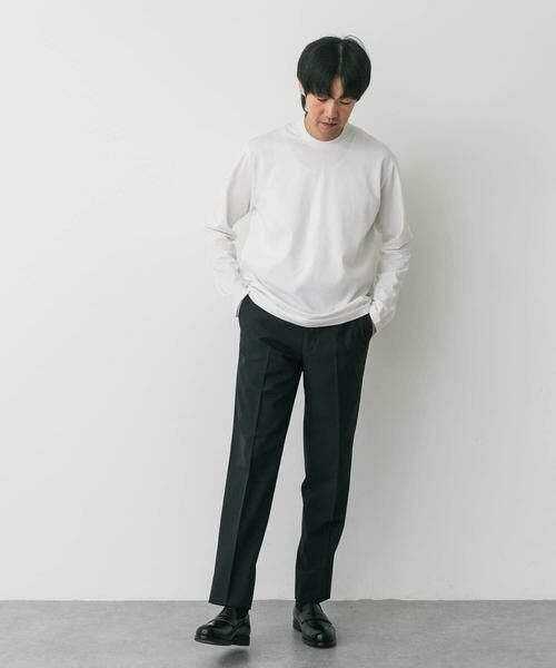 URBAN RESEARCH DOORS / アーバンリサーチ ドアーズ シャツ・ブラウス | LIFE STYLE TAILOR　シルケットポンチストレッチ長袖Tシャツ | 詳細6