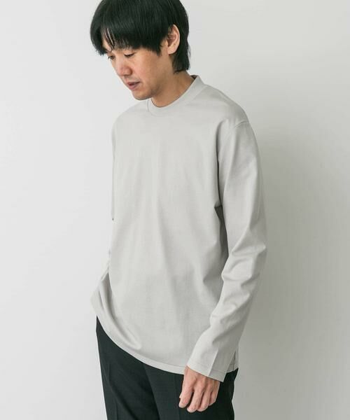 URBAN RESEARCH DOORS / アーバンリサーチ ドアーズ シャツ・ブラウス | LIFE STYLE TAILOR　シルケットポンチストレッチ長袖Tシャツ | 詳細10