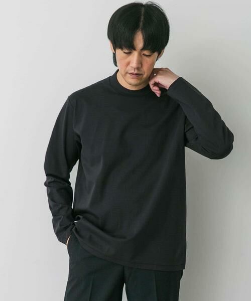 URBAN RESEARCH DOORS / アーバンリサーチ ドアーズ シャツ・ブラウス | LIFE STYLE TAILOR　シルケットポンチストレッチ長袖Tシャツ | 詳細25
