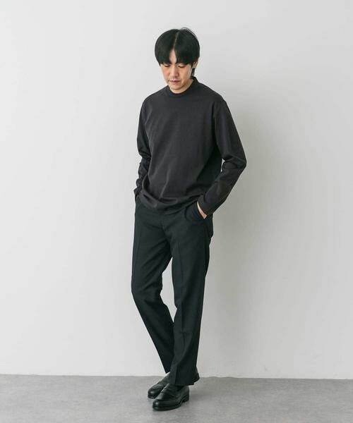 URBAN RESEARCH DOORS / アーバンリサーチ ドアーズ シャツ・ブラウス | LIFE STYLE TAILOR　シルケットポンチストレッチ長袖Tシャツ | 詳細30