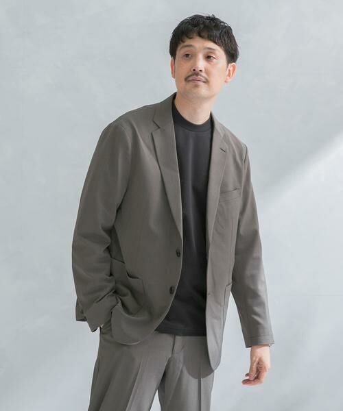 URBAN RESEARCH DOORS/アーバンリサーチ ドアーズ 『イージーケア』LIFE STYLE TAILOR カルゼストレッチコンフォータブルジャケット グリーン系その他 M URBAN RESEARCH DOORS/アーバンリサーチ ドアーズ 『イージーケア』LIFE STYLE TAILOR カルゼストレッチコンフォータブルジャケット グリーン系その他 M