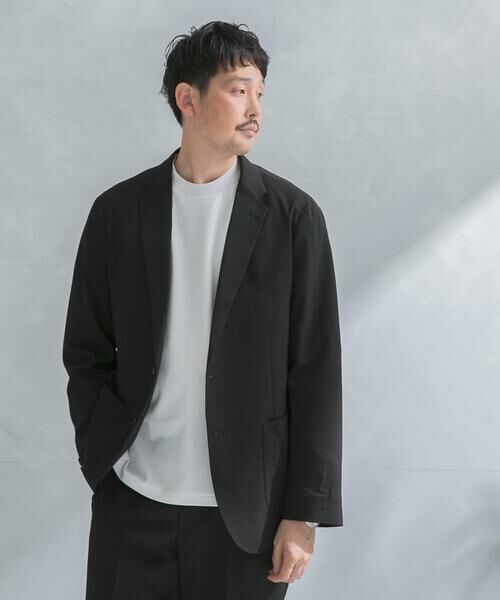 URBAN RESEARCH DOORS/アーバンリサーチ ドアーズ 『イージーケア』LIFE STYLE TAILOR カルゼストレッチコンフォータブルジャケット ブラック S URBAN RESEARCH DOORS/アーバンリサーチ ドアーズ 『イージーケア』LIFE STYLE TAILOR カルゼストレッチコンフォータブルジャケット ブラック S