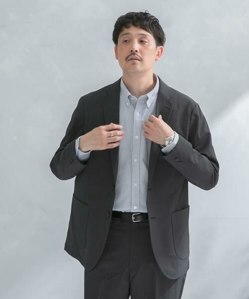URBAN RESEARCH DOORS/アーバンリサーチ ドアーズ 『イージーケア』LIFE STYLE TAILOR カルゼストレッチコンフォータブルジャケット グレー系その他 L URBAN RESEARCH DOORS/アーバンリサーチ ドアーズ 『イージーケア』LIFE STYLE TAILOR カルゼストレッチコンフォータブルジャケット グレー系その他 L