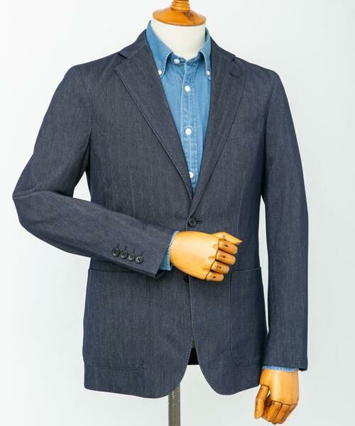 URBAN RESEARCH DOORS / アーバンリサーチ ドアーズ その他アウター | LIFE STYLE TAILOR　デニムライクニットジャケット | 詳細13