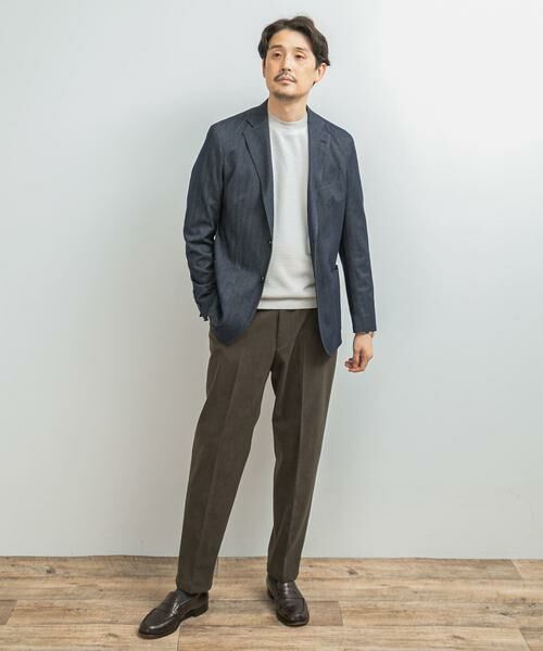URBAN RESEARCH DOORS / アーバンリサーチ ドアーズ その他アウター | LIFE STYLE TAILOR　デニムライクニットジャケット | 詳細5