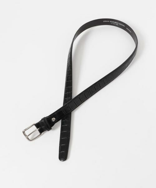 URBAN RESEARCH DOORS / アーバンリサーチ ドアーズ ベルト・サスペンダー | LIFE STYLE TAILOR　エンボスレザーベルト | 詳細4