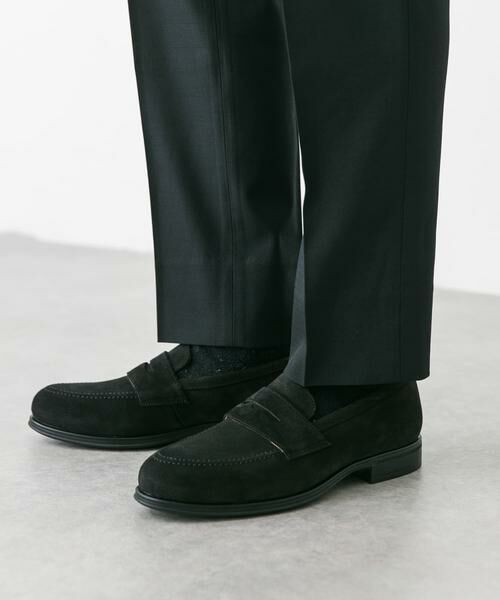 URBAN RESEARCH DOORS / アーバンリサーチ ドアーズ ビジネス・ドレスシューズ | LIFE STYLE TAILOR　マルチスペックスエードコインローファー | 詳細4