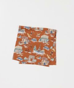 URBAN RESEARCH DOORS / アーバンリサーチ ドアーズ ハンカチ | LIFE STYLE TAILOR　モチーフ柄コットンハンカチ