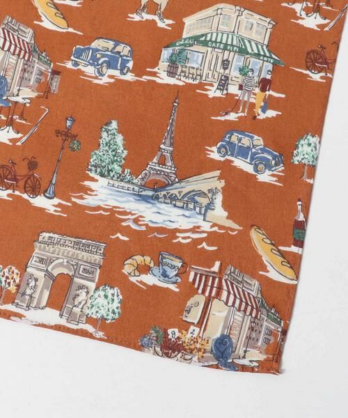 URBAN RESEARCH DOORS / アーバンリサーチ ドアーズ ハンカチ | LIFE STYLE TAILOR　モチーフ柄コットンハンカチ | 詳細2