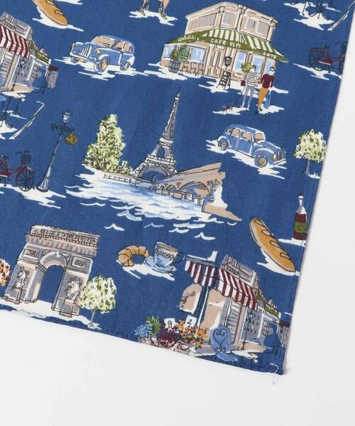 URBAN RESEARCH DOORS / アーバンリサーチ ドアーズ ハンカチ | LIFE STYLE TAILOR　モチーフ柄コットンハンカチ | 詳細4