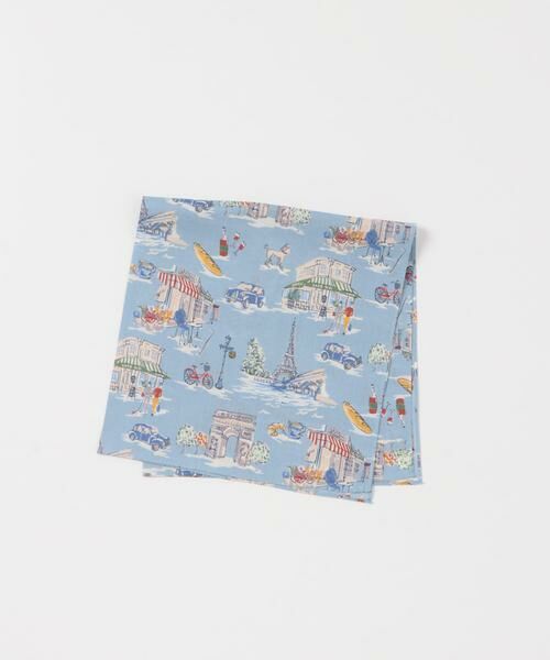 URBAN RESEARCH DOORS / アーバンリサーチ ドアーズ ハンカチ | LIFE STYLE TAILOR　モチーフ柄コットンハンカチ | 詳細5