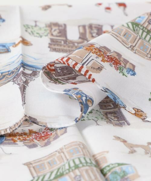 URBAN RESEARCH DOORS / アーバンリサーチ ドアーズ ハンカチ | LIFE STYLE TAILOR　モチーフ柄コットンハンカチ | 詳細9