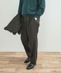 URBAN RESEARCH DOORS / アーバンリサーチ ドアーズ スラックス・ドレスパンツ | LIFE STYLE TAILOR　レトロヘリンボンストレッチ2タックパンツ