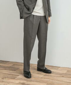 URBAN RESEARCH DOORS / アーバンリサーチ ドアーズ スラックス・ドレスパンツ | LIFE STYLE TAILOR　レトロヘリンボンストレッチ2タックパンツ