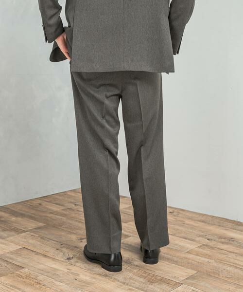 URBAN RESEARCH DOORS / アーバンリサーチ ドアーズ スラックス・ドレスパンツ | LIFE STYLE TAILOR レトロヘリンボンストレッチ2タックパンツ | 詳細10