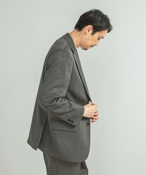 URBAN RESEARCH DOORS / アーバンリサーチ ドアーズ その他アウター | LIFE STYLE TAILOR　レトロヘリンボンストレッチジャケット | 詳細18