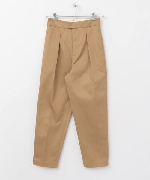 URBAN RESEARCH DOORS / アーバンリサーチ ドアーズ その他パンツ | White Label　スーピマチノバックベルトトラウザー∴ | 詳細1