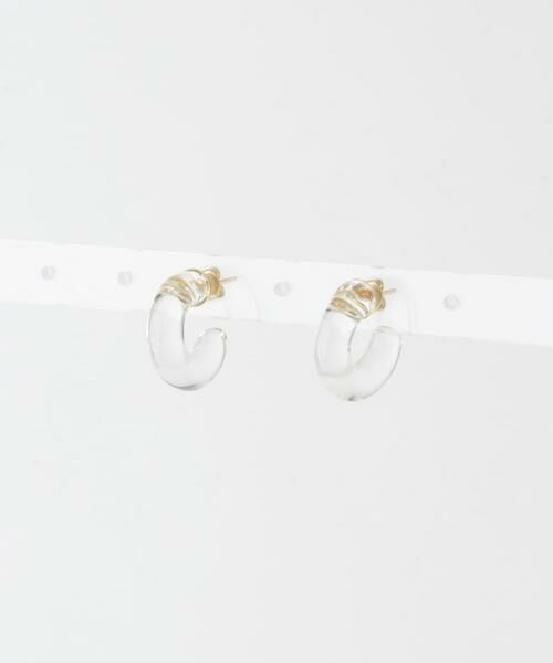 URBAN RESEARCH DOORS / アーバンリサーチ ドアーズ ピアス・イヤリング | 『別注』HARIO Lampwork Factory×DOORS　ループピアス | 詳細1