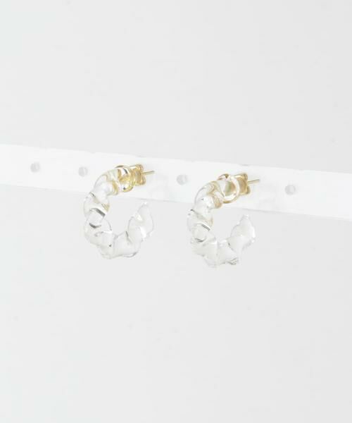 URBAN RESEARCH DOORS / アーバンリサーチ ドアーズ ピアス・イヤリング | 『別注』HARIO Lampwork Factory×DOORS　ネジリスモールピアス | 詳細1