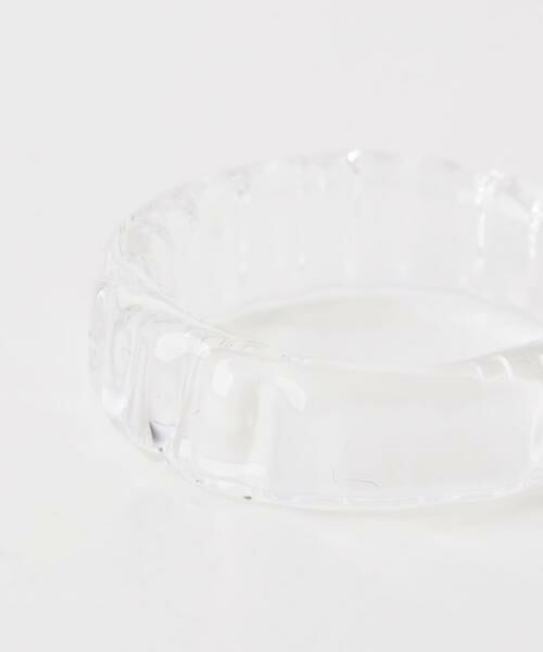 URBAN RESEARCH DOORS / アーバンリサーチ ドアーズ リング | 『別注』HARIO Lampwork Factory×DOORS　スモールアイシクルリング | 詳細2