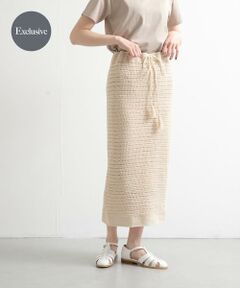 URBAN RESEARCH DOORS / アーバンリサーチ ドアーズ スカート | 『別注』KHWOPA×DOORS　かぎ針スカート