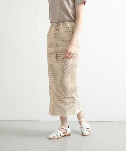 URBAN RESEARCH DOORS / アーバンリサーチ ドアーズ スカート | 『別注』KHWOPA×DOORS　かぎ針スカート | 詳細1