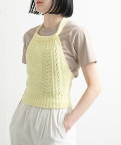 URBAN RESEARCH DOORS / アーバンリサーチ ドアーズ その他トップス | unfil　openworkcableknit top