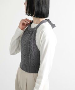 URBAN RESEARCH DOORS / アーバンリサーチ ドアーズ その他トップス | unfil　openworkcableknit top
