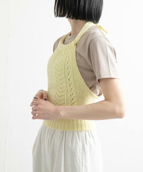 URBAN RESEARCH DOORS / アーバンリサーチ ドアーズ その他トップス | unfil　openworkcableknit top | 詳細2
