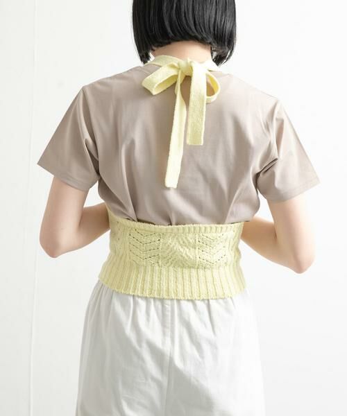 URBAN RESEARCH DOORS / アーバンリサーチ ドアーズ その他トップス | unfil　openworkcableknit top | 詳細3