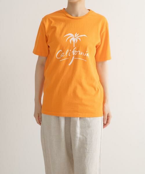 URBAN RESEARCH DOORS/アーバンリサーチ ドアーズ Mixta PALMTREE T-SHIRTS オレンジ系その他 one URBAN RESEARCH DOORS/アーバンリサーチ ドアーズ Mixta PALMTREE T-SHIRTS オレンジ系その他 one
