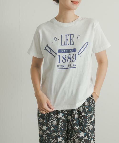 URBAN RESEARCH DOORS / アーバンリサーチ ドアーズ Tシャツ | Lee　LOGO HALF-SLEEVE T-SHIRTS | 詳細10