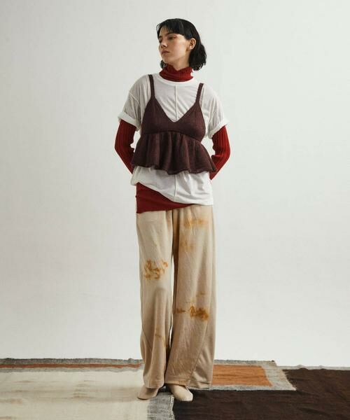 URBAN RESEARCH DOORS / アーバンリサーチ ドアーズ その他パンツ | unfil　tie-dyed velour pants | 詳細3