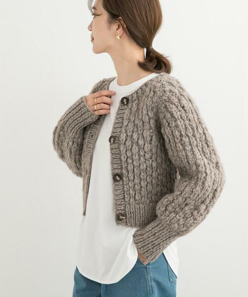 URBAN RESEARCH DOORS / アーバンリサーチ ドアーズ カーディガン・ボレロ | 『別注』KHWOPA SPIRIT×DOORS　スラブカーディガン | 詳細4