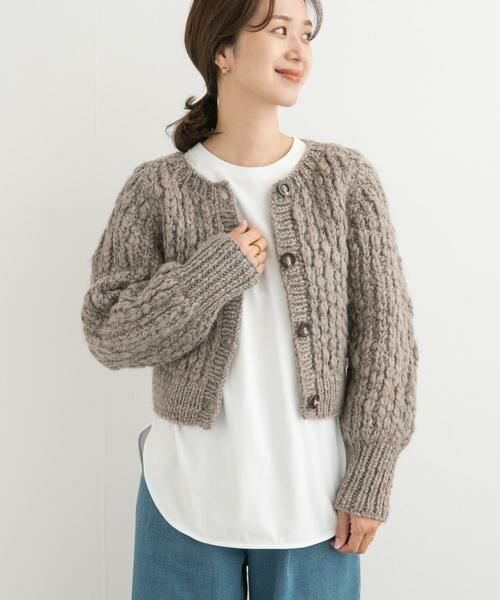 URBAN RESEARCH DOORS / アーバンリサーチ ドアーズ カーディガン・ボレロ | 『別注』KHWOPA SPIRIT×DOORS　スラブカーディガン | 詳細5