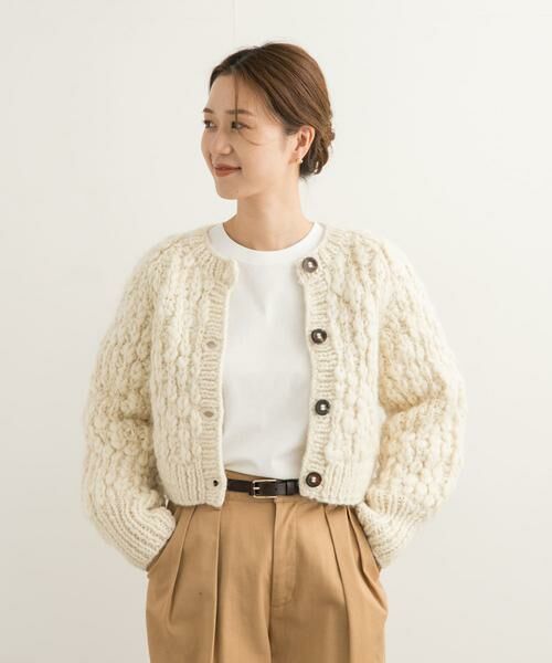 URBAN RESEARCH DOORS / アーバンリサーチ ドアーズ カーディガン・ボレロ | 『別注』KHWOPA SPIRIT×DOORS　スラブカーディガン | 詳細3