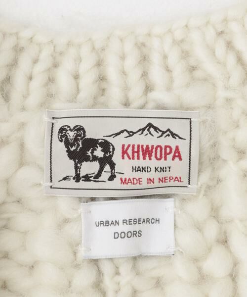 URBAN RESEARCH DOORS / アーバンリサーチ ドアーズ カーディガン・ボレロ | 『別注』KHWOPA SPIRIT×DOORS　スラブカーディガン | 詳細8
